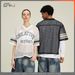 Men's V-Neck Mesh Short Sleeve T-Shirt - Trendy Boxy Fit Breathable Sporty Tee For Teen Boys & Young Adults_viptrois.com