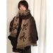 Korean version thick bowtie knitted for women in autumn winter 2024, high-end feeling, warm neck protection, scarf and_viptrois.com