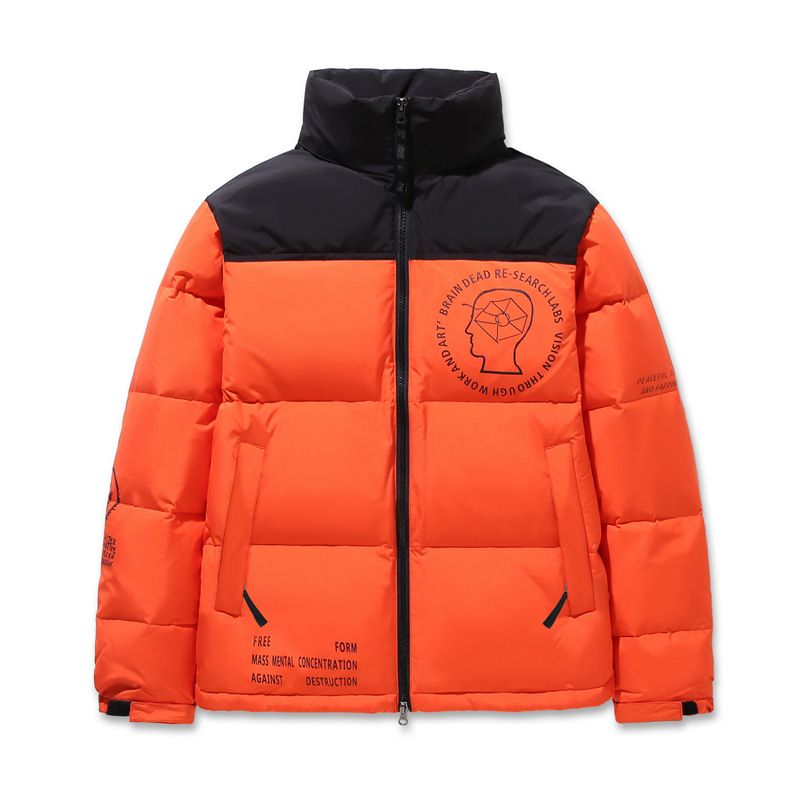 Men's Clothing Men's new men's Silk cotton jacket short couple's wear brain dead white duck Silk cotton winter clothing trendy jacket men's Silk cotton_viptrois.com