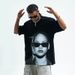 American Street Style 315G Pure Cotton Loose Short Sleeve T-Shirt Unisex Trendy Brand Autumn Winter Base Shirt_viptrois.com