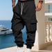 Men's Clothing Heavy Plus Velvet Men's Heavyweight Fleece-Lined Relaxed Fit Cargo Jogger Pants For Casual Streetwear & Outdoor Activities_viptrois.com
