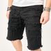 Men's Clothing High Street New Straight Shorts Trendy Patch Raw Edge Shorts Loose Casual Jeans_viptrois.com