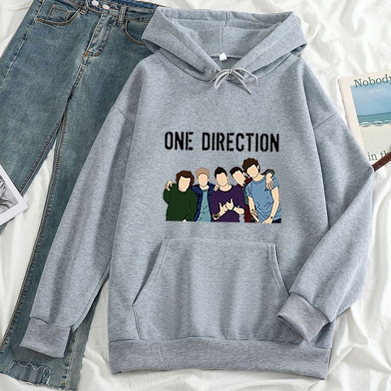 Autumn And Winter Trendy Printed Hooded Sweatshirt Bangtan1225_viptrois.com