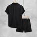Men's Clothing Men's Shirt Casual Loose Short Sleeved Shorts_viptrois.com