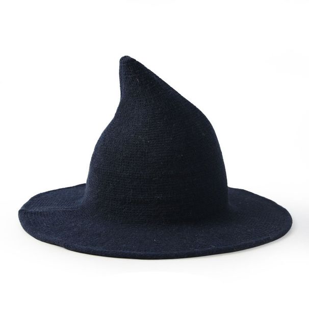 Unisex Halloween Hat Witch Hat Wool Wizard Hat_viptrois.com