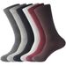Vertical calf socks mid-height socks autumn and winter cotton socks solid color stockings for women_viptrois.com