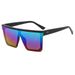 New Square Unisex High-End Sunglasses Trendy One-Piece Polarized Sun Protection Glasses_viptrois.com