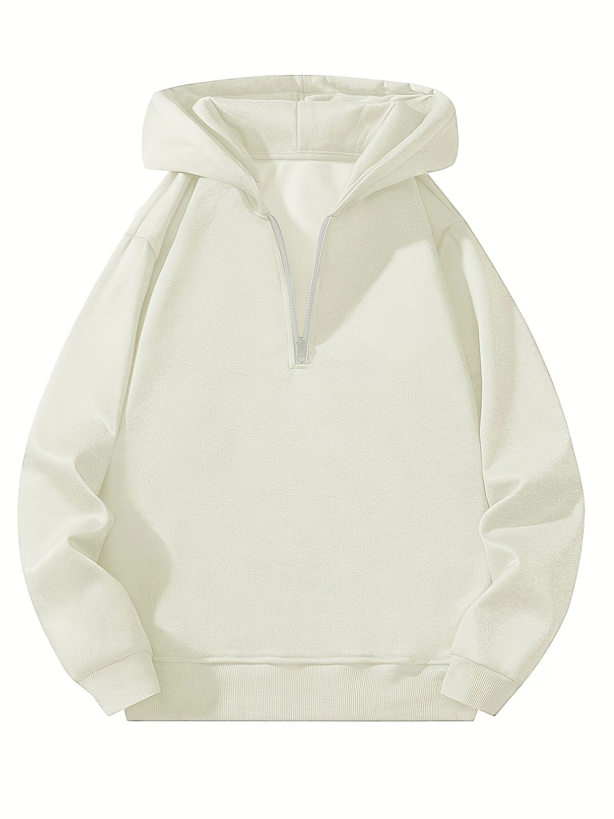 Men's Clothing Hooded Sweatshirt Men's Spring And Autumn Oversize Trendy Brand Solid Color Simple Fat Jacket Tops_viptrois.com