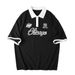 Men 's Clothing Men's Lapel Paul Fashion Loose College Street Sports Short Sleeved T Shirt Polo Shirt_viptrois.com