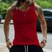 Men's Clothing Summer Style Men's T-Shirt Tough Guy Ribbed Vest Sports Casual Fitness Vest For Formal & Casual_viptrois.com