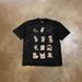 Heavyweight Pure Cotton Oversized T-Shirt For Couples Loose Short-Sleeved Dog Print Top For Women And Men 250g_viptrois.com