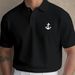 Men's Casual Polo Shirt -Inspired Short-Sleeve Top For Streetwear & Daily Wear_viptrois.com