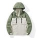 Unisex Detachable Hood Mountain Jacket - Water-Resistant Outdoor Coat With Adjustable Cuffs For Hiking & Urban Style_viptrois.com