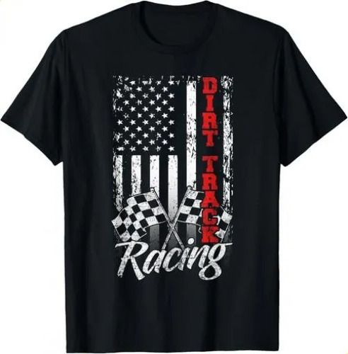 T-shirtt-shirtamerican Flag Dirt Track Racing Car 2026 Bike Drive_viptrois.com