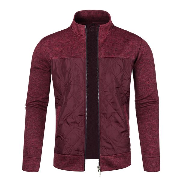 Men's Clothing Sweater Autumn And Winter Knitted Sweater Zipper Cardigan Jacket_viptrois.com
