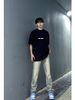 Summer New Pure Cotton West Coast Simple Letter Short-sleeved T-shirt Loose Tide Brand Niche Half-sleeved T-shirt_viptrois.com