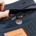 Bifold Wallet Slim Credit Card Wallet Men's Long Wallet Zippered Coin Pocket_viptrois.com