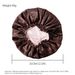 Reversible Satin Sleep Cap - Double-Sided Hair Protection With Fashionable Button Closure For Women_viptrois.com