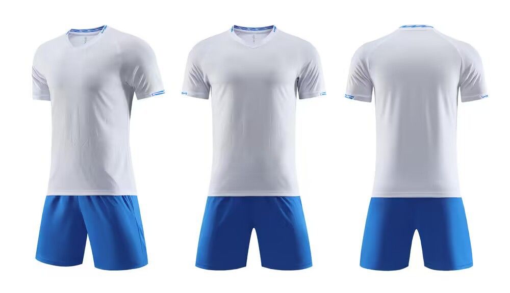Men's Clothing short-sleeved football jersey student training and competition team uniforms DIY football uniforms suits children's men and women_viptrois.com