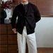 Pure 2025 Autumn Winter Premium Knitted Vintage Elegant Gentleman Old Money Slightly Loose Sweater Cardigan Jacket For Men_viptrois.com