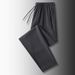 Men's Clothing Summer New Style Cool Casual Men's Trousers Youth Thin Versatile Flat Trousers_viptrois.com