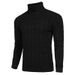 Loom 2021 Autumn Winter Long Sleeve Knitted Top Export Men's High Neck Base Shirt European American T-Shirt Pullover Sweater_viptrois.com