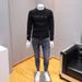 Pure Pure Men's Autumn Winter Slim Fit Sweatshirt 2024 New Korean Version Youth Round Neck Fleece Lined Thickened Long Sleeve Top_viptrois.com