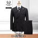 Men's Clothing Striped Casual Suit Two Piece Wedding Dress Groomsmen Costumes Performance Costumes Jacket_viptrois.com