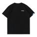 Monochrome Man- - Hanlu Japanese Style Men's Fashion Brand Letter Print Loose Fit Versatile Basic Cotton Couple's Short Sleeve T-Shirt_viptrois.com
