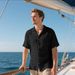 Men's Clothing Linen Short Sleeved Shirt Casual Breathable Button Shirt Holiday Beach Summer Top With Pockets_viptrois.com