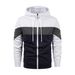 2024 Spring And Autumn Casual Cardigan Hooded Jacket Men's Plus Size Trendy Loose Sweatshirt_viptrois.com