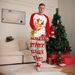 Christmas deer snow Bear Christmas family dress printed home dress pajamas_viptrois.com
