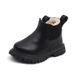 Winter New Children's British Style Simple Cotton Boots Boys Plus Velvet Warm Martin Boots Girls Side Zipper Fashion Boots_viptrois.com