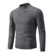 Men's Slim Fit Mock Neck Sweater – Lightweight Knit Pullover For Layering & Standalone Wear_viptrois.com