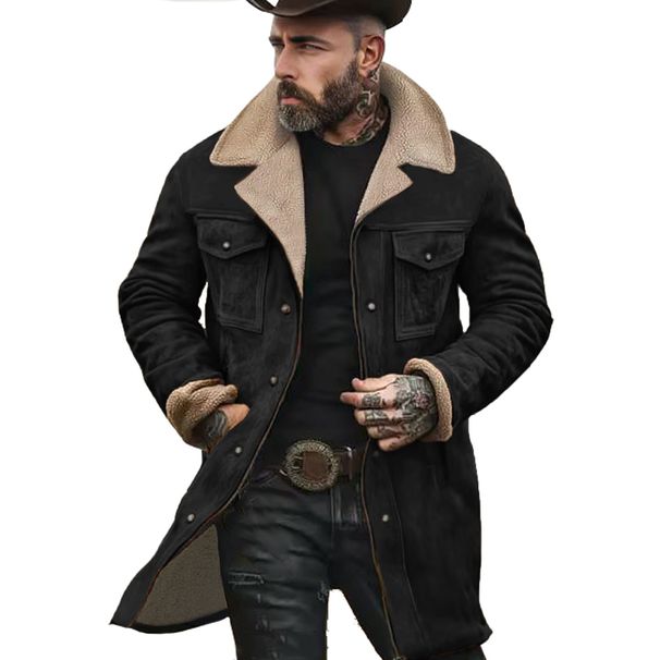 Men’s Suede-Like Bomber Jacket – Winter-Ready Zip-Up Coat With Multi-Pocket Design (100% Polyester) – Slim Fit For Casual & Commuter Wear_viptrois.com