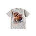 Heavyweight Pure Cotton Men's T-Shirt Loose Short-Sleeved Bread Print Couple Oversized Cut For Men And Women 250g_viptrois.com