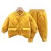 Baby clothing boy's autumn and winter cotton-padded suit foreign style baby winter lightweight cotton-padded suit two-piece baby clothes tide_viptrois.com