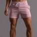 Men's Clothing Vertical Striped Cotton Shorts For Men Large Size Sports Pants For Men Three Quarter Pants Fitness Running Casual Pants Army Green_viptrois.com