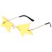 Half Angle Star Sunglasses - Creative Frameless & Polygonal Design (Women's Dance & Ocean Style)_viptrois.com