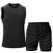 Men's Clothing Summer Men's Fitness Suits, Sports Quick Drying Vests, Sports Shorts, European Size Training Suits, Two Piece Suits_viptrois.com