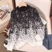 Christmas Snowflake Gradient Men's Autumn And Winter Red Round Neck Knitted Sweater Lazy Style Casual Top_viptrois.com