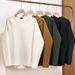 Men's Waffle-Knit Long Sleeve T-Shirt – Lightweight, Moisture-Wicking & Stretchy (Graphite Black/Ocean Blue/Olive Green)_viptrois.com