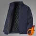 Winter Men's Fleece Warm Jackets Bomber Fashion Parkas Outerwear Coats Men Casual Windbreaker Jacket Classic Solid Thermal Coat_viptrois.com