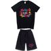 Men's Clothing Casual Short-Sleeved Shorts Suit Manana Sera Bonito Letter Print T-Shirt Suit_viptrois.com