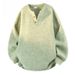 Henry Collar Sweater For Men, Solid Color Pullover, Warm Inner Layer, Knitted Base Sweater For Teenagers_viptrois.com