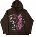 Street Hip Hop Gothic Y2K Black Zipper Hoodie 2022 Rock Harajuku Jacket Sweatshirt For Women_viptrois.com