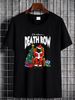 Death Row Record Iconic Rap Hip Hop Christmas Parody T-shirt S-5XL Unisex Stretched Casual Streetwear Graphic Slightly Fashion Homme Versatile_viptrois.com
