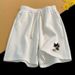 Retro Style Men's Printed Shorts Summer Trendy Student Brand Casual Loose Sports Pants Design_viptrois.com