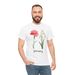January Floral T-Shirt Mens Womens Tees Top - Artistic Flower Tee For Unique Style_viptrois.com