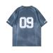 Small Trendy High Street 3D Digital Printing Design Casual Short Sleeved T-shirt For Men And Women, Loose Summer Fashion_viptrois.com